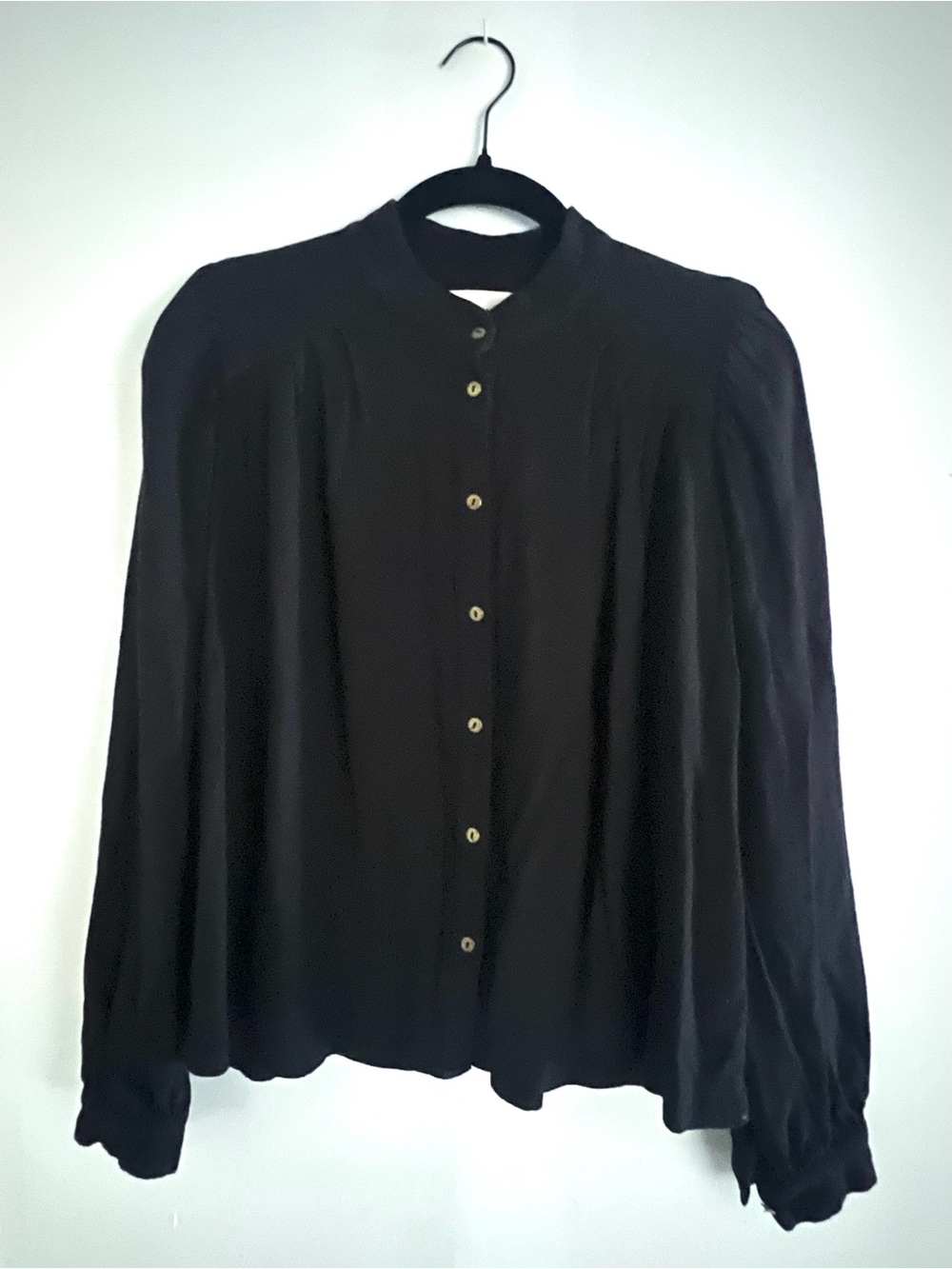 XiRENA Black Top with Pink Logo Detail